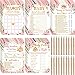 Fumete 125 Pcs Princess Baby Shower Games for Girls 5 Styles Cards with 20 Pencils for Decorations Baby Shower Activities Include Number Game Predict Who Descriptions and Well Wishes Price - Image 3