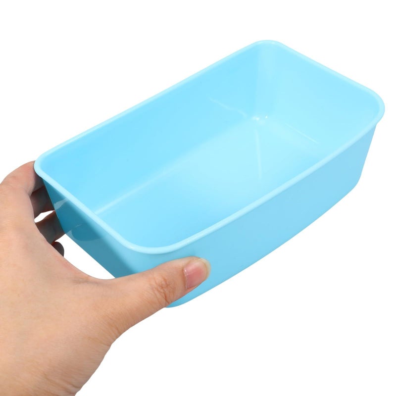 10pcs Hanging Pet Bowls Plastic Removable Sky Blue Medium Cage Travel Food Water Set - Image 5