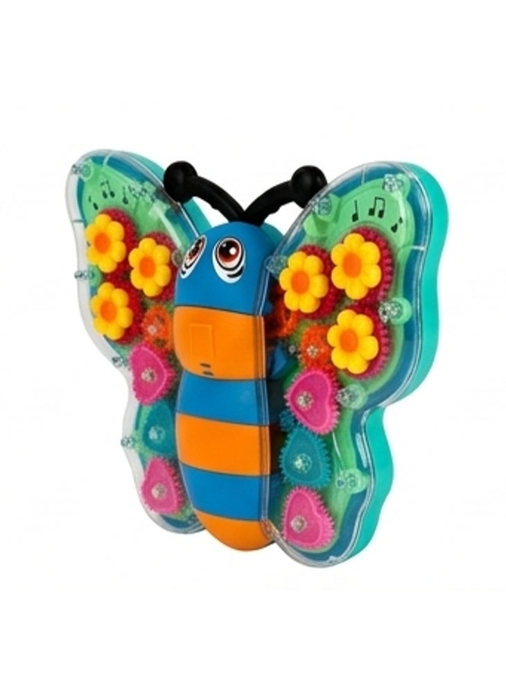 TOY GARDEN 3D Transparent Gear Butterfly Toy Car for Kids – Rotating Lights, Sound & Flashing Gears – Durable Multicolor Mechanical Insect Toy - Image 5