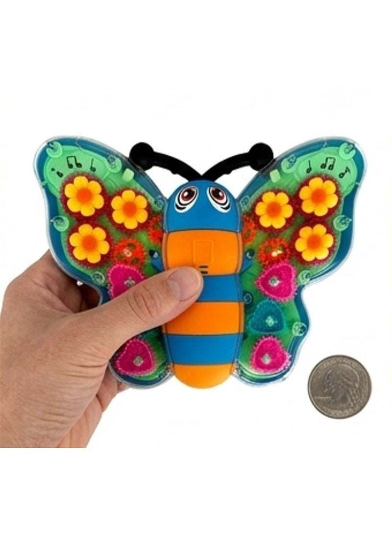 TOY GARDEN 3D Transparent Gear Butterfly Toy Car for Kids – Rotating Lights, Sound & Flashing Gears – Durable Multicolor Mechanical Insect Toy - Image 4