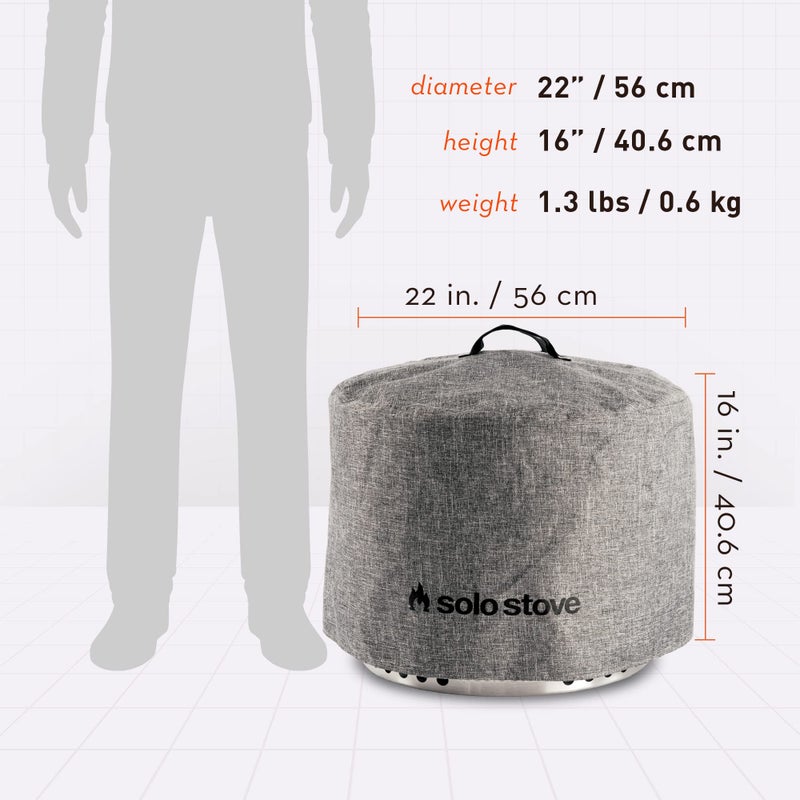 Solo Stove Solo Stove Bonfire Shelter - Weather-Resistant Round Cover for Solo Stove Bonfire Fire Pit and Accessories - PVC-Coated Polyester with Aluminum Reinforcement - Year-Round Protection  - Image 4