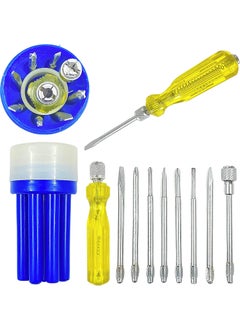 WallVilla WallVIlla Screwdriver Tool for Home Multipurpose Heavy Duty Pechkas Kit Combination Screwdriver Set Pack of 1  - Image 1