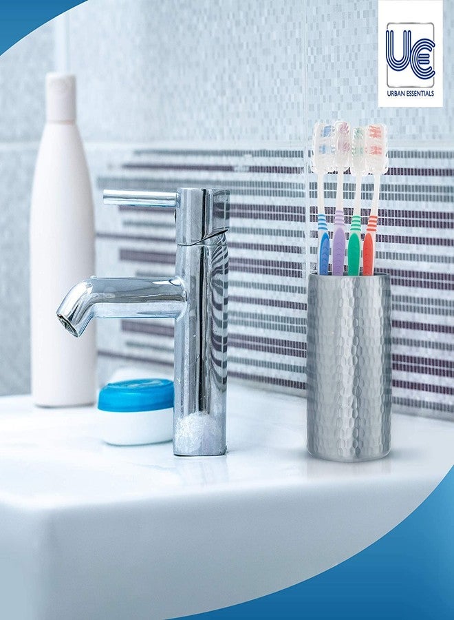 Urban Essentials مجموعة فرش أسنان أوربان إسينشالز بالجملة مع أغطية | فرش أسنان ملونة عالية الجودة مغلفة بشكل فردي | فرشاة أسنان متوسطة النعومة مع غطاء صحي للتبرعات والسفر والفنادق (عبوة من 50 فرشاة) - Image 3