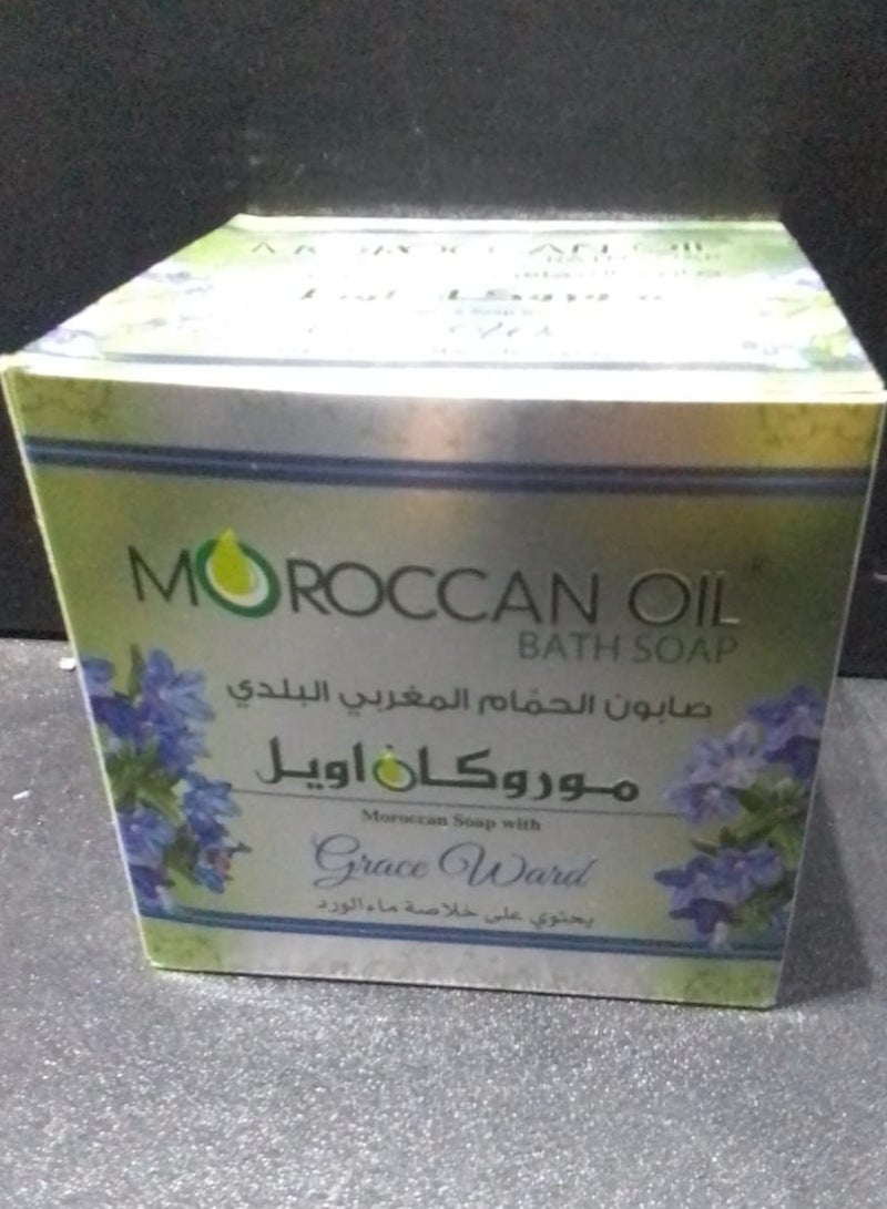 موروكان أويل صابون الحمام المغربي بماء الورد 250مل