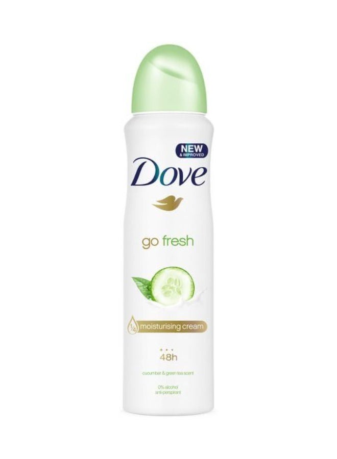 Dove Go Fresh Deodorant Spray with Cucumber and Green Tea Scent 250ml - Image 1