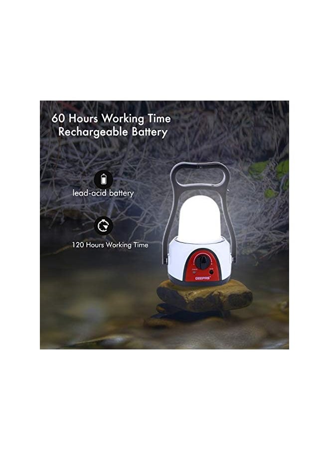 GEEPAS - Ge5562 Rechargeable Emergency LED Lantern - Image 1