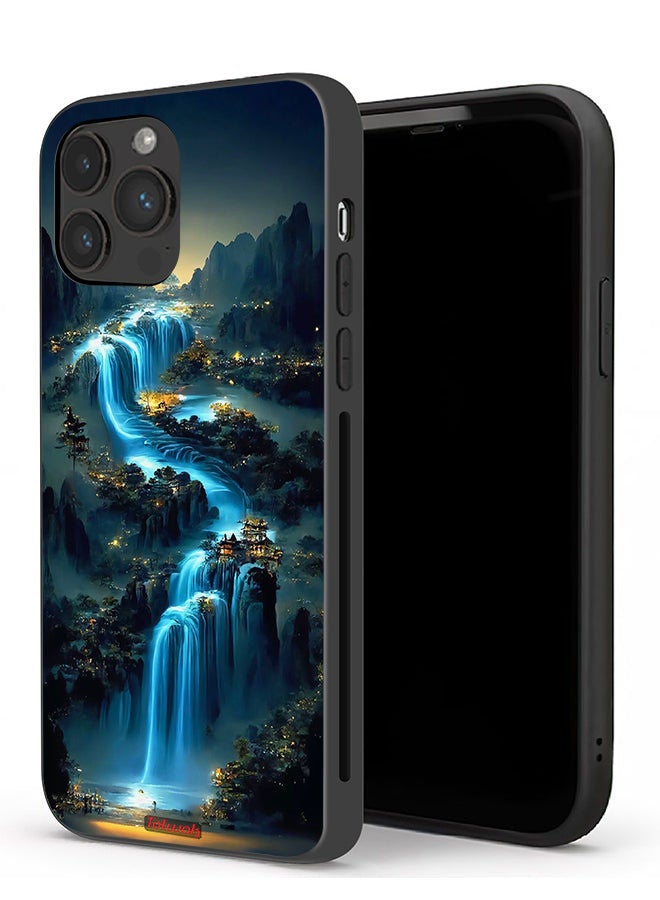 Tolwak Apple iPhone 13 Pro Max Protective Case Waterfall Art - Image 1