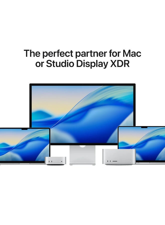 ابل  Studio Display - Standard glass - Tilt- and height-adjustable stand black - Image 5