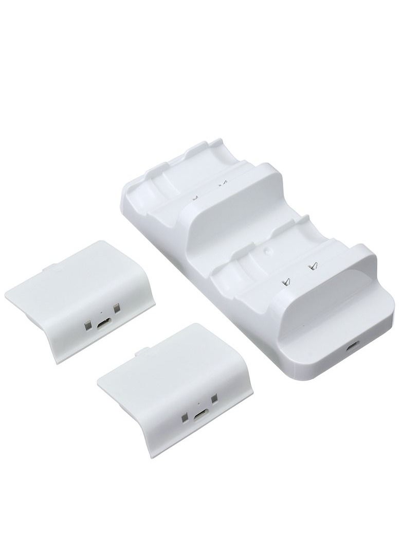 DOBE - Dobe Dual Charging Dock Station for Xbox One S /X Controller Charger with Battery Packs Accessories - Image 1