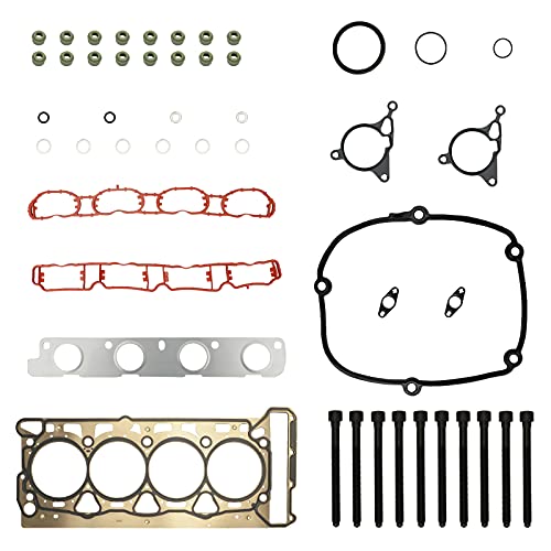 BRTEC Head Gasket Set with Bolts for Audi A4 & Quattro 2009-2012, A5 & Quattro 2010-2012, A3 2008-2013, A3 Quattro 2009-2013, A6 Q5 TT Quattro; for VW Volkswagen Beetle CC Eos GTI Passat Tiguan - Image 2