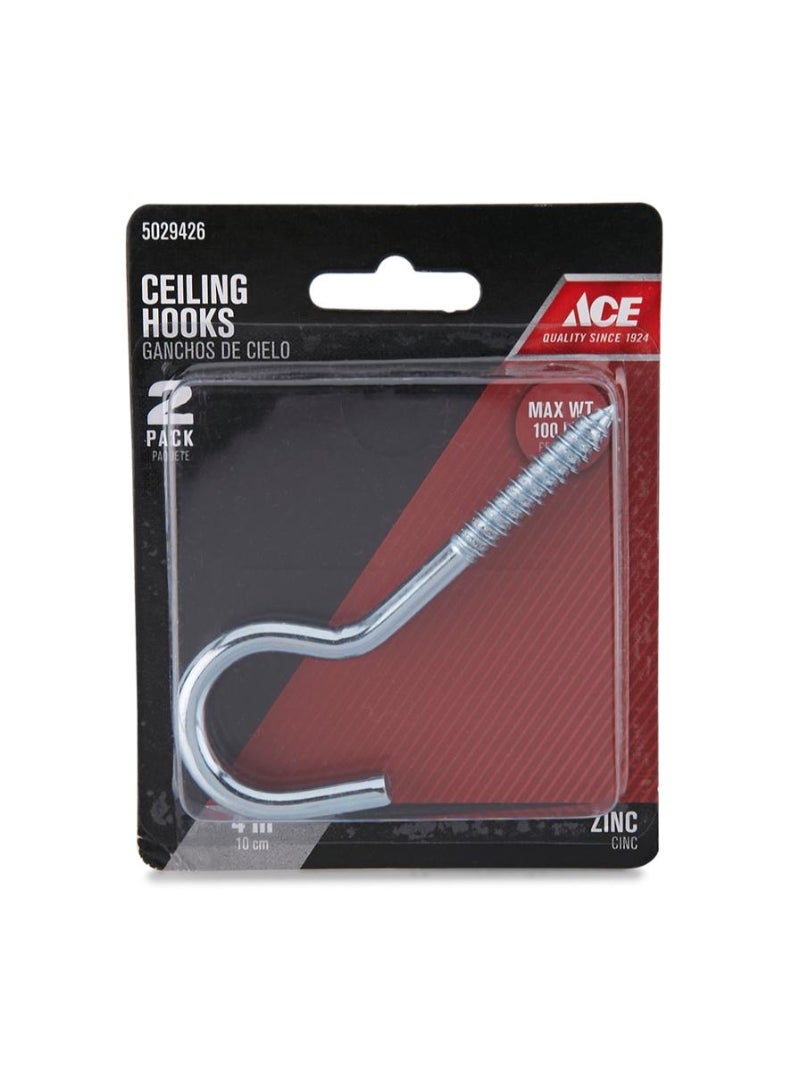 ACE Cd2 Ceiling Hook 4 Cm Pack Of 2 