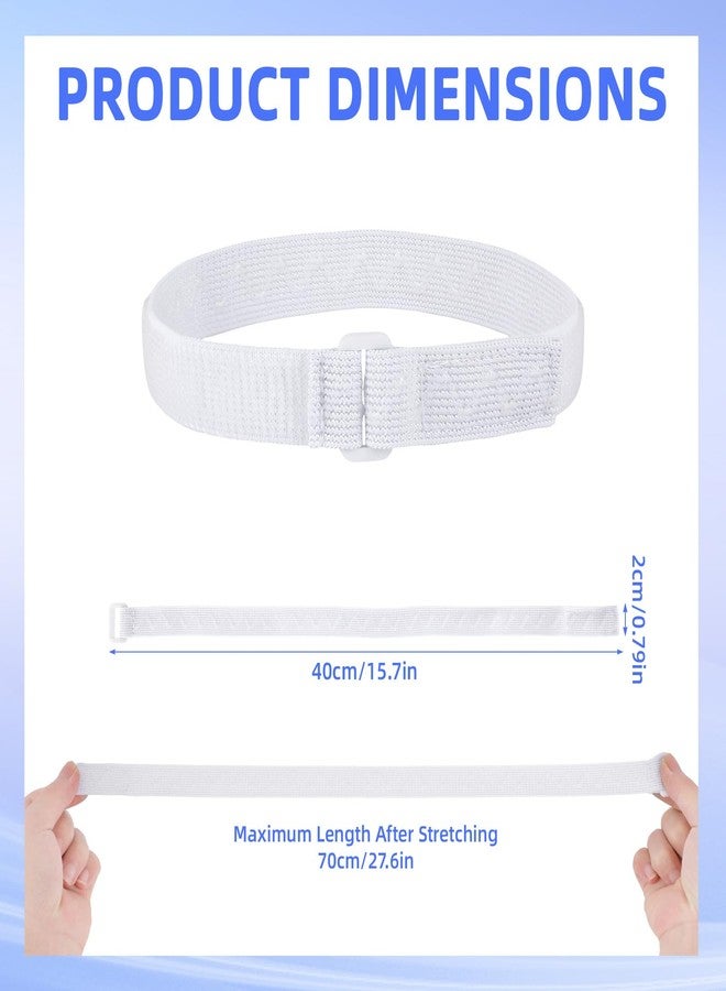 Fukaisu 4 Pcs Catheter Leg Bag Straps with Silicone Strips, Adjustable Anti-Slip Catheter Holder Post-Surgery Urinary Drainage Bag Leg Band for Secure Tube Stabilization - Image 2