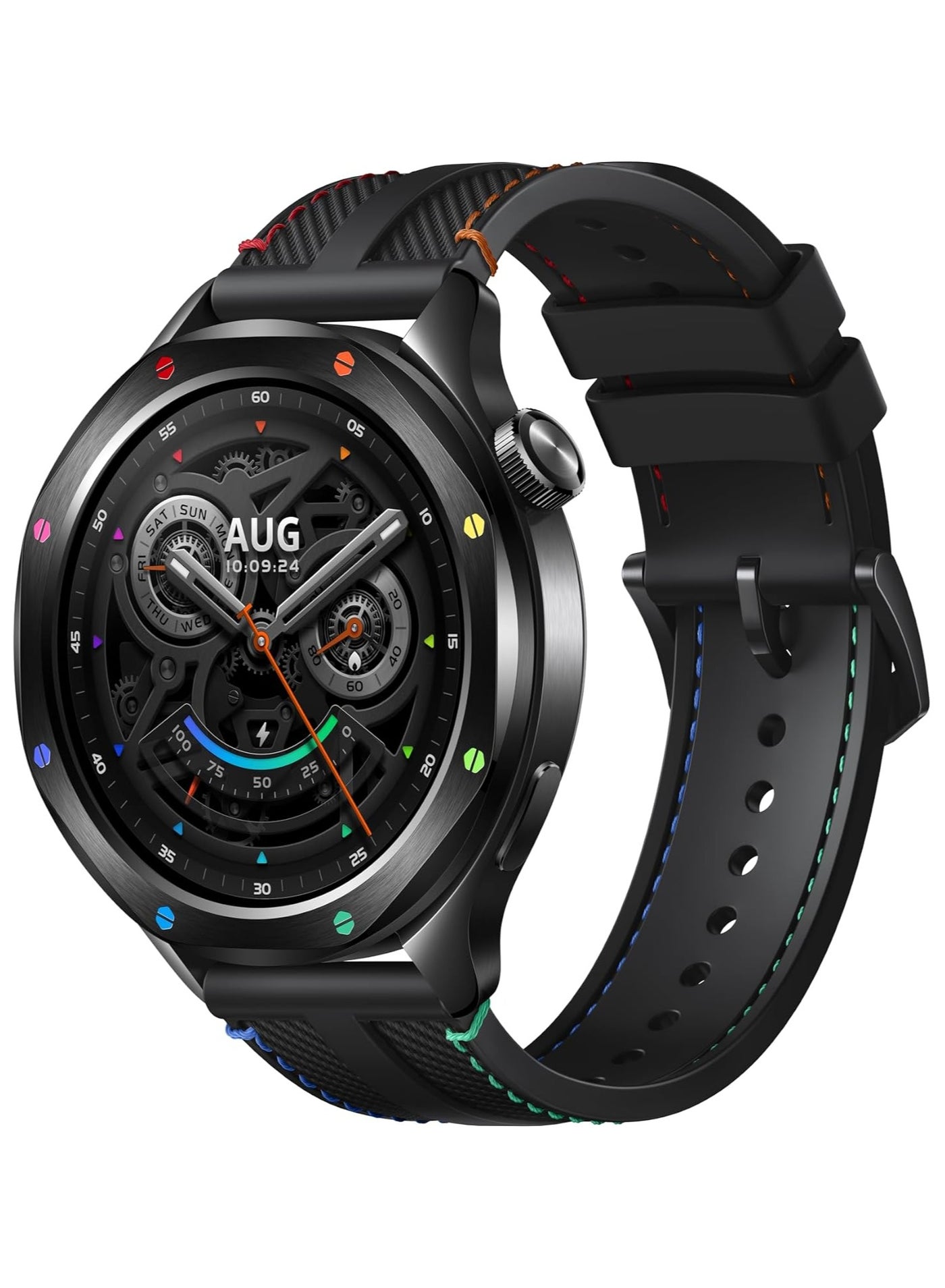 486 mAh Xiaomi Watch S4 Smartwatch Bezel Design 1.43" AMOLED Display Rainbow M2425W1 Rainbow