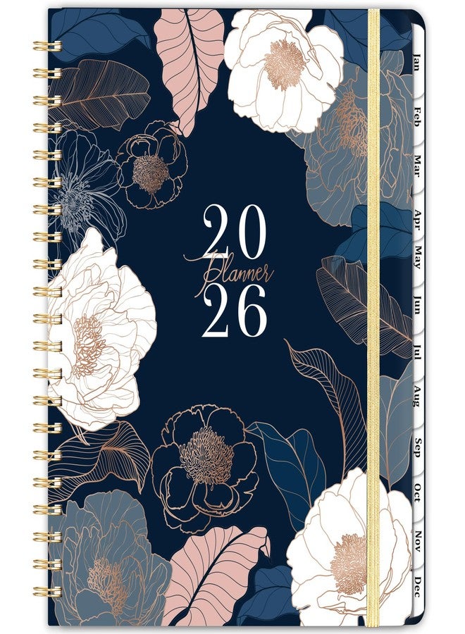 Pinchoco 2026 Planner - Large Planner 2026, 9" x 11", Jan.2026 - Dec.2026, Weekly ＆ Monthly Planner 2026, Hardcover, Colorful Tabs, Elastic Closure, Pocket - Image 1