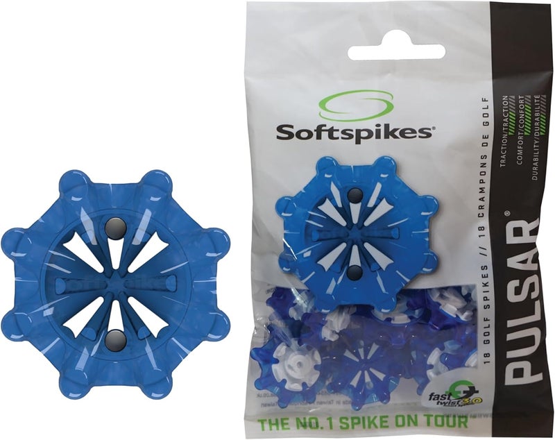 SOFTSPIKES Pulsar Fast Twist 3.0 Golf Cleat - 18 Count - Image 1