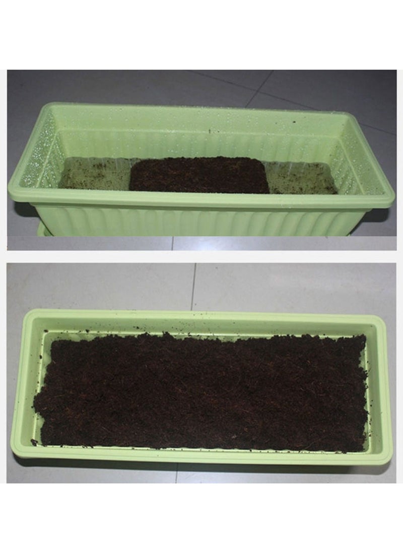 Generic - Compressed Coco Peat Soil Block – 20x10x2.5cm Coconut Shell Growing Medium for Seed Starting, Gardening, Potting, and Organic Plant Care – Expands with Water – Eco-Friendly Peat Moss Alternative - Image 1