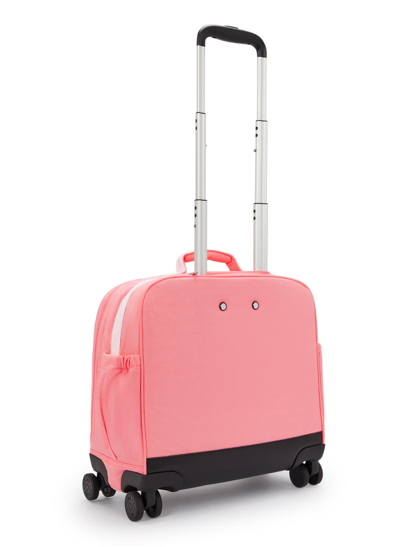 kipling Storia + New Kichirou + Cute (Buy Trolley + Lunch Bag & Get Free Pencil Case) (Set of 3pcs Bundle) Coral Sea - Pink  - Image 5