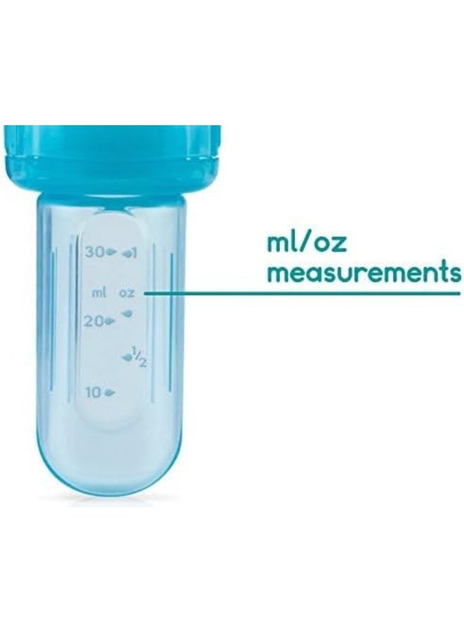 Nuby Ez Squee-Z Silicone Self Feeding Baby Food Dispenser - Colors May Vary - Image 5