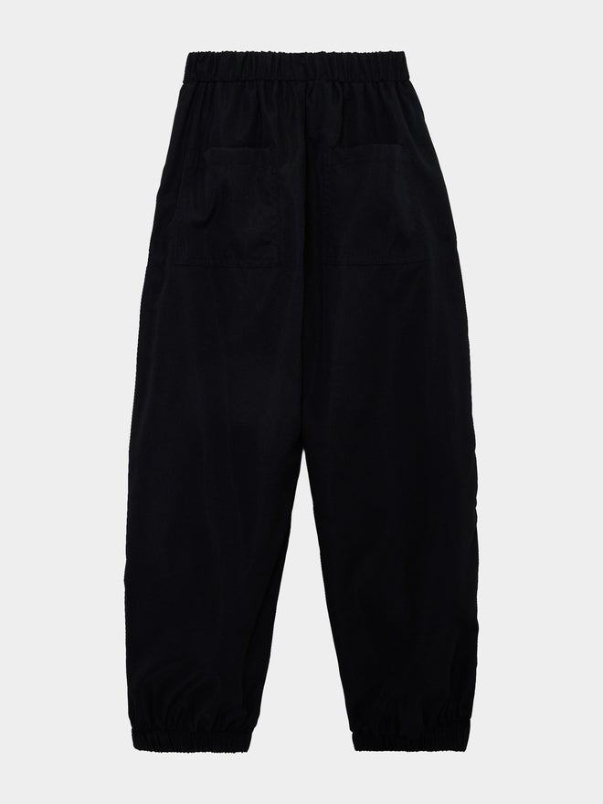 Styli Boys Black Woven Joggers with Elastic Waist - Image 2