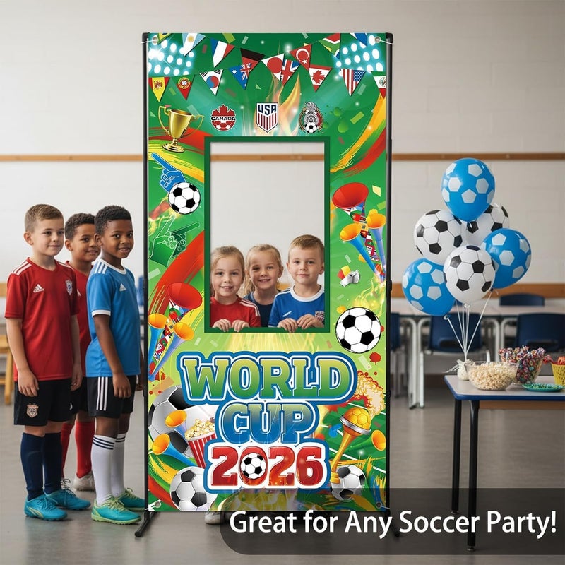 ARS FIFA World Cup 2026 Banner Wall Art, Party, Party Backdrop, Football Party – Premium Fabric Poster, Banner, Large Banner, Durable Weather-Resistant Hanging Banner with Metal Rings for Indoor & Outdoor Decoration - Image 5
