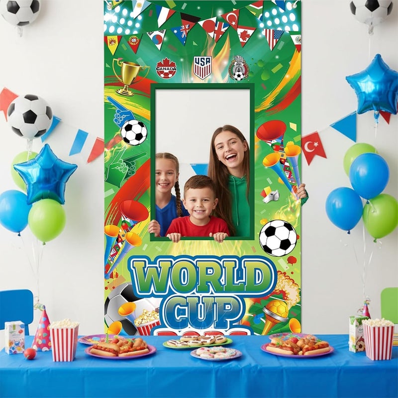 ARS FIFA World Cup 2026 Banner Wall Art, Party, Party Backdrop, Football Party – Premium Fabric Poster, Banner, Large Banner, Durable Weather-Resistant Hanging Banner with Metal Rings for Indoor & Outdoor Decoration - Image 4