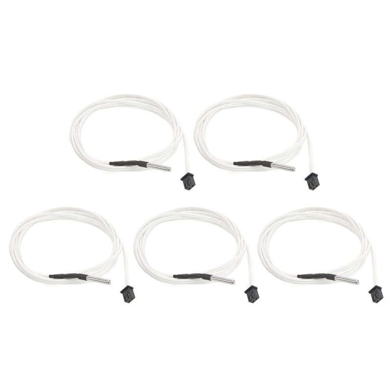 مجس حرارة الثيرمستور من الفولاذ المقاوم للصدأ 304، مجموعة من 5 قطع لطرف التسخين في الطابعة ثلاثية الأبعاد - Image 1