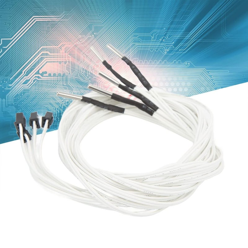 مجس حرارة الثيرمستور من الفولاذ المقاوم للصدأ 304، مجموعة من 5 قطع لطرف التسخين في الطابعة ثلاثية الأبعاد - Image 5