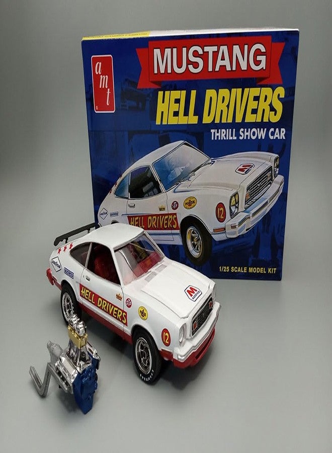 AMT 1475 1977 Ford Mustang Hells Drivers Model Kit - Image 4