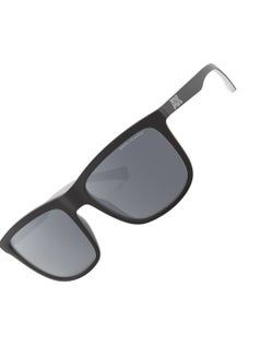 Armani Exchange ARMANI EXCHANGE SUNGLASS AX4093S 8078Z3 SIZE 56 MATTE BLACK FRAME WITH MIRROR SILVER POLARIZED LENS UNISEX  - Image 4