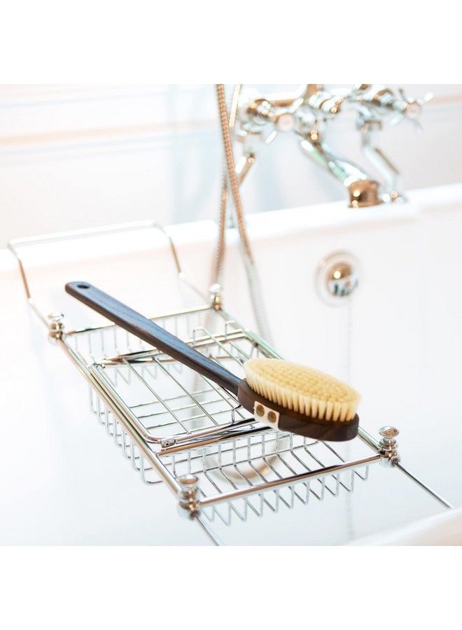 SHASH Since 1869 Hand Made In Germany 100% Boar Bristle Body Brush Gently Exfoliates Skin For A Softer Smoother Complexion Dry Brush Body Scrubber Helps Promote Circulation For A Healthy Glow - Image 3