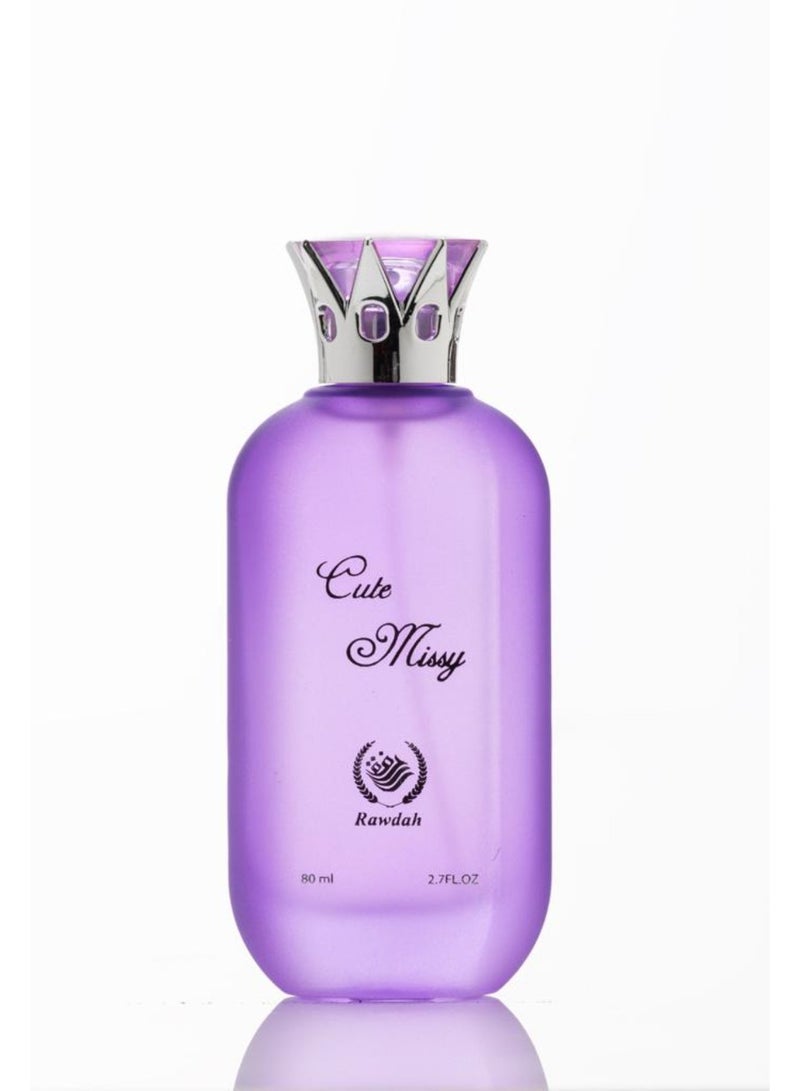 AL RAWDAH عطر كيوت ميسي من الروضة – رائحة ليمون، منعشة وفاكهية للنساء (80 مل) - Image 2