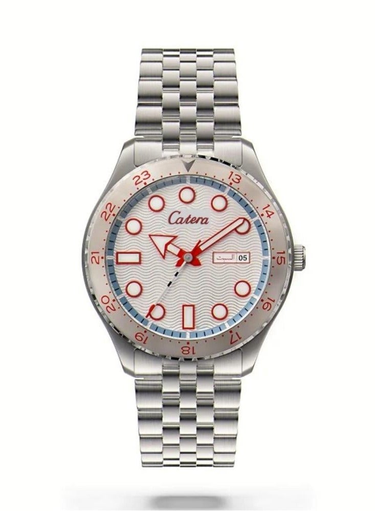 كاتيرا ساعة يد رجالية ضد الماء حديثة وعصرية و بجودة عالية من كاتيرا مستوحاة من ساعات عساف الشهيرة