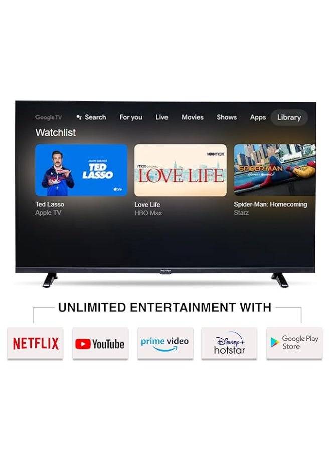 Sansui 43-Inch QLED Edgeless Smart TV, Android 14, 2GB RAM 8GB Storage, Built-in T2/S2 Receiver, A+ Panel, Dual HDMI/USB, YouTube, Facebook – Model SS43LTQ502 - Image 3
