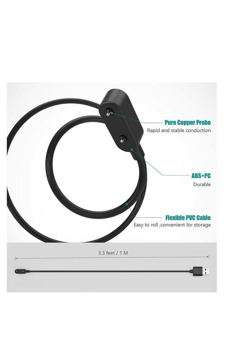 Y&D Charger Compatible for Huawei Watch Fit, Honor Band 6, 4X, ES Magnetic USB Charging Cable 3.3ft 100cm Smartwatch Accessories  - Image 3