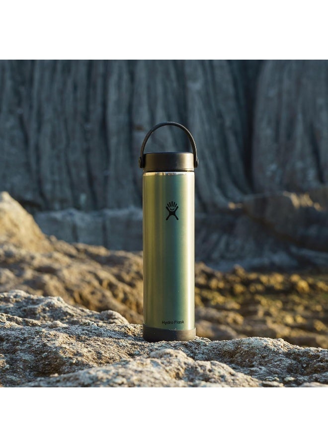 Hydro Flask زجاجة ماء هايدرو فلاسک 32 أونصة خفيفة الوزن من سلسلة تريل مع غطاء مرن واسع - سيربنتين - Image 4