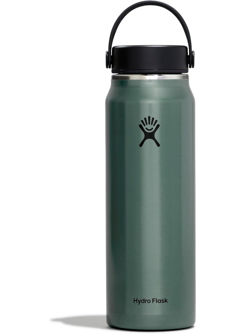 Hydro Flask زجاجة ماء هايدرو فلاسک 32 أونصة خفيفة الوزن من سلسلة تريل مع غطاء مرن واسع - سيربنتين - Image 1