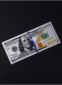MissTiara 50 Pcs Silver 100 Dollar Bills 100 Gold Foil Banknotes for Party Money Albums Home Decoration  - Image 5