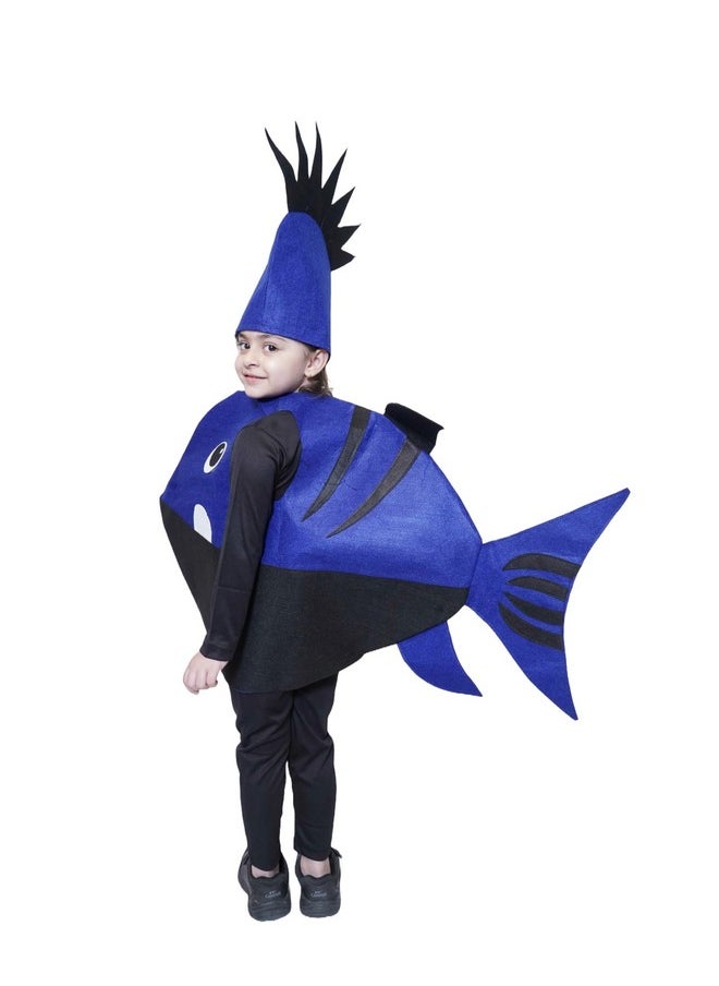 Kaku Fancy Dresses Kaku Fancy Dresses Polyester Shark Fish Cutout For Kids, Water Animal Costume For Boys & Girls (Freesize/Only Cutout With Cap), Multicolor  - Image 2