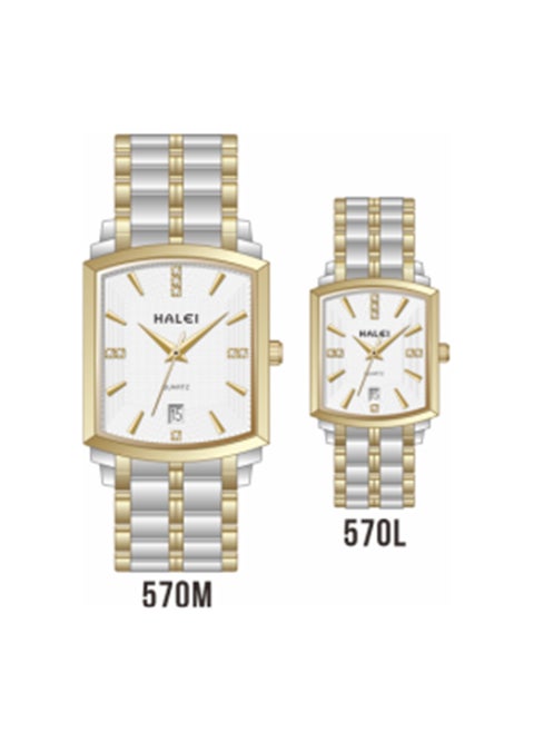 HALEI Harley 570ML Quartz Simple Couple Watch