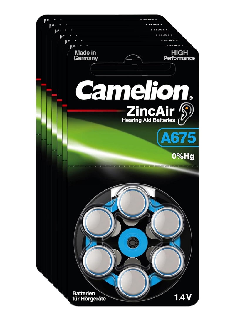 Camelion Camelion Zinc Air A675  Button Cell 6 Pack x10 - Image 1