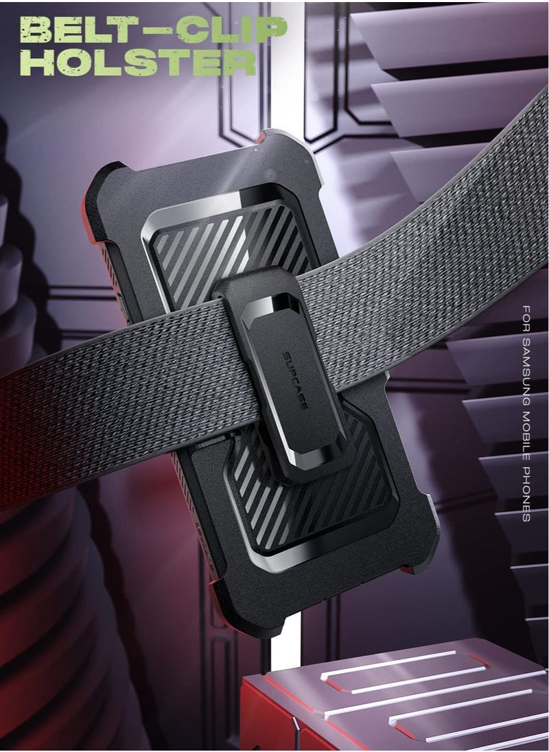 SupCase - Unicorn Beetle Pro Series Case For Samsung Galaxy S22 Ultra 5G 2022 Release Full Body Dual Layer Rugged Belt Clip And Kickstand Case Without Built In Screen Protector Guldan - Image 1