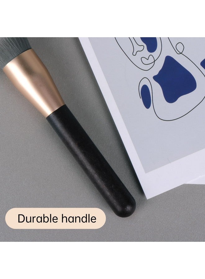 Brush Master Ecofriendly Foundation Brush For Liquid Makeup Professional Angled Flat Top Kabuki Brush Premium Quality Makeup Brush Vegan & Crueltyfree - Image 4