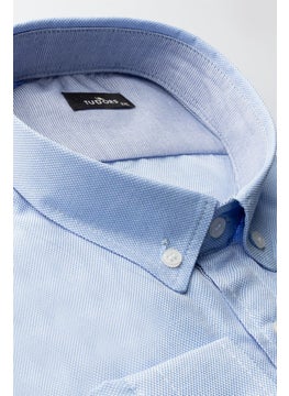 Tudors Plus Size Oxford Long Sleeve Sports Men's Shirt  - Image 1