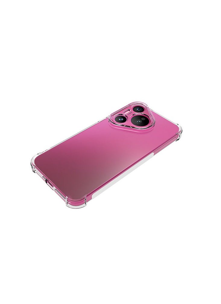 Generic - 2 in 1 HUAWEI Pura 70 Phone Case Cover & Screen Protector - Shockproof  Slim TPU Protective Phone Cover & Full Coverage Delicate Touch Tempered Glass Screen Protector for HUAWEI Pura 70 . - Image 1