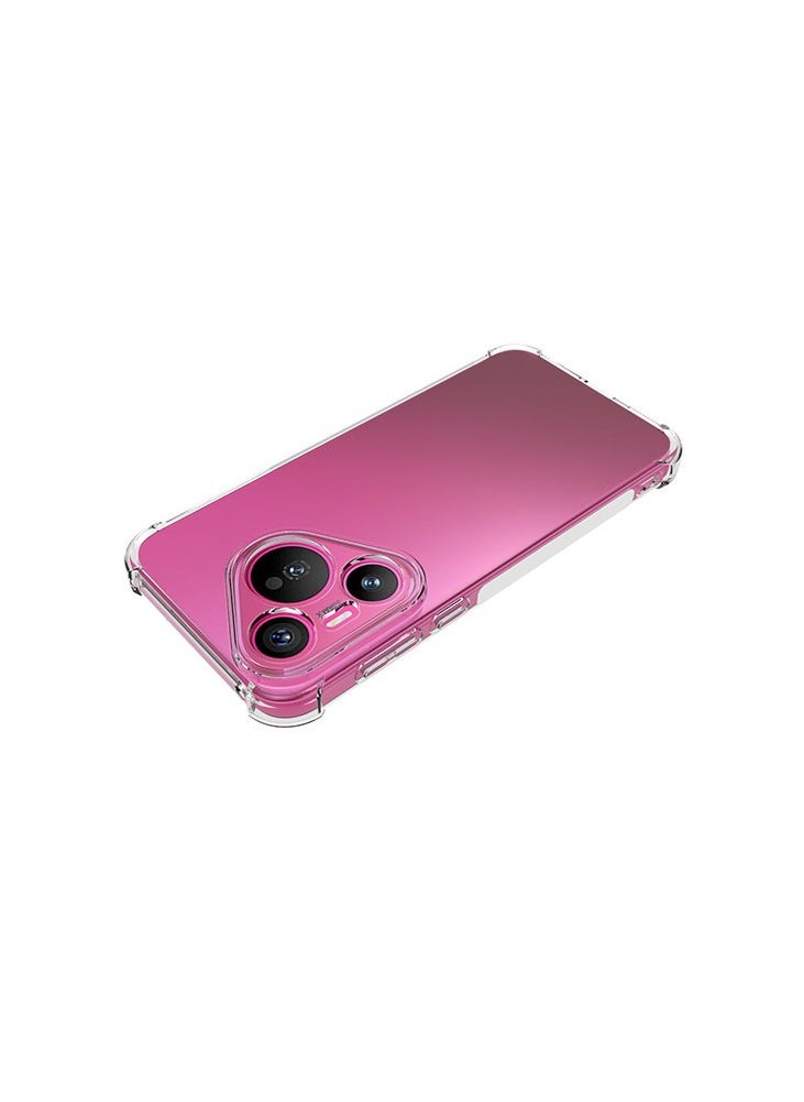 Generic - 2 in 1 HUAWEI Pura 70 Phone Case Cover & Screen Protector - Shockproof  Slim TPU Protective Phone Cover & Full Coverage Delicate Touch Tempered Glass Screen Protector for HUAWEI Pura 70 . - Image 1