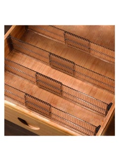Excefore Drawer Dividers 2 Pack, Dresser Drawer Organizers Separators Expandable 51-27.5cm for Divide Kitchen Utensils Clothes, Multi Kitchen Drawer Organizers for Bathroom Bedroom Office Dresser  - Image 1