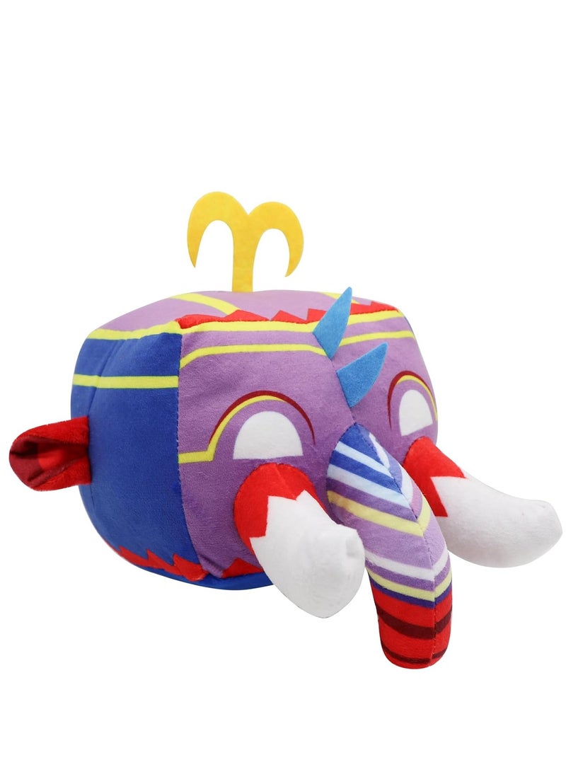 SOLARAE Blox Fruits Plush, 6 inch Blox Plush Plushies Toys Stuffed Animal Plushie Doll, Soft Fruits Hugging Plush Pillow Toy, Collectible Gifts for Kids Fans Aldults Birthday (Mammoth) - Image 1