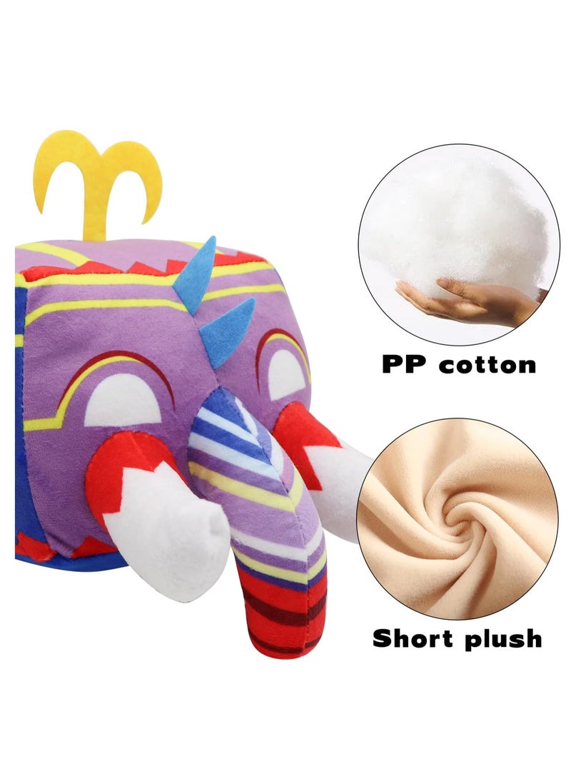 SOLARAE Blox Fruits Plush, 6 inch Blox Plush Plushies Toys Stuffed Animal Plushie Doll, Soft Fruits Hugging Plush Pillow Toy, Collectible Gifts for Kids Fans Aldults Birthday (Mammoth) - Image 3