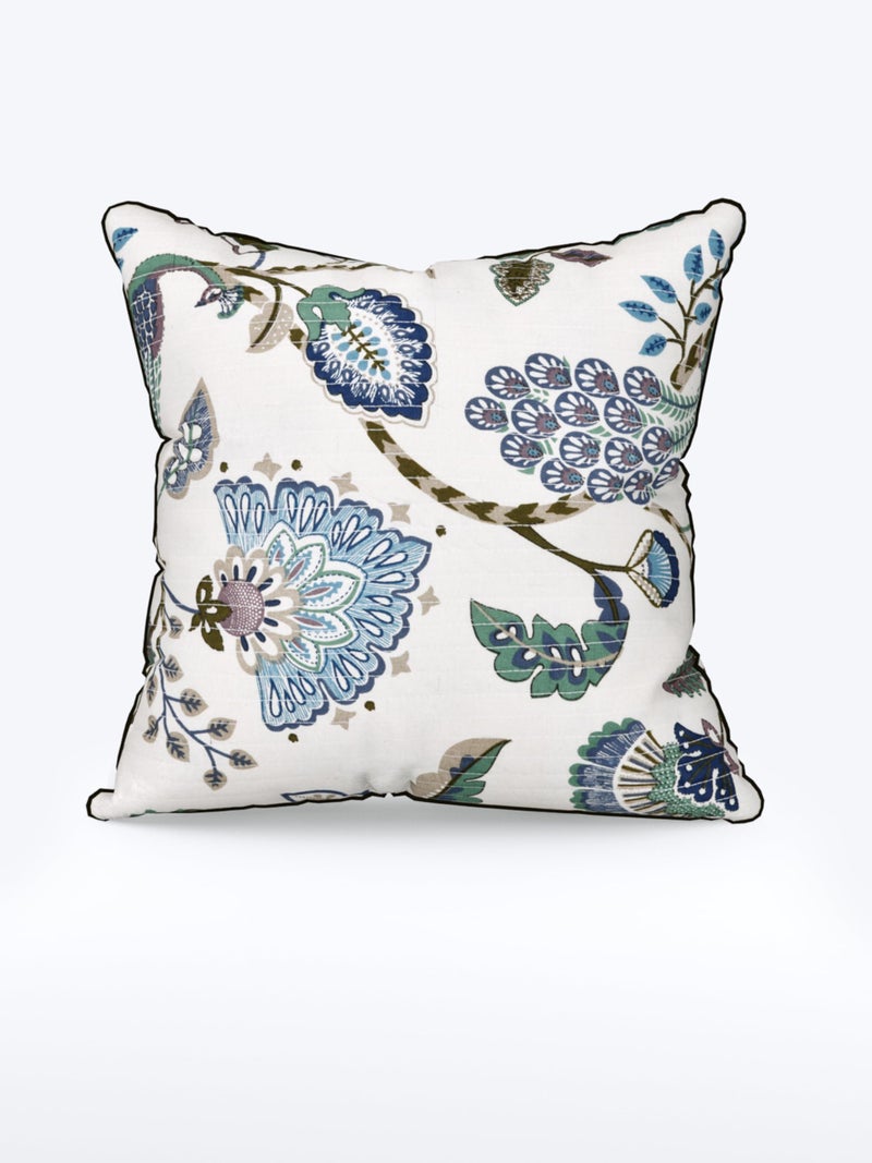 EasyGoods India Premium Cotton Cushion Covers 16x16 Inch | Soft Durable Fabric | Elegant Printed Covers for Sofa & Living Room | Hidden Zipper | Set of 5 - Image 2