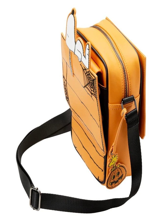 Loungefly Peanuts Great Pumpkin Snoopy Doghouse Crossbody Bag - Image 5
